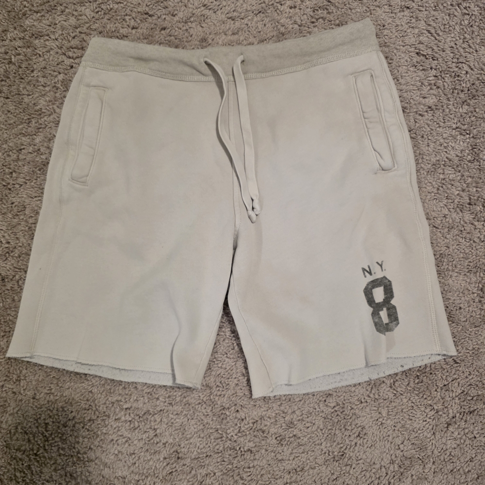 Abercrombie & Fitch Light Gray Athletic Shorts